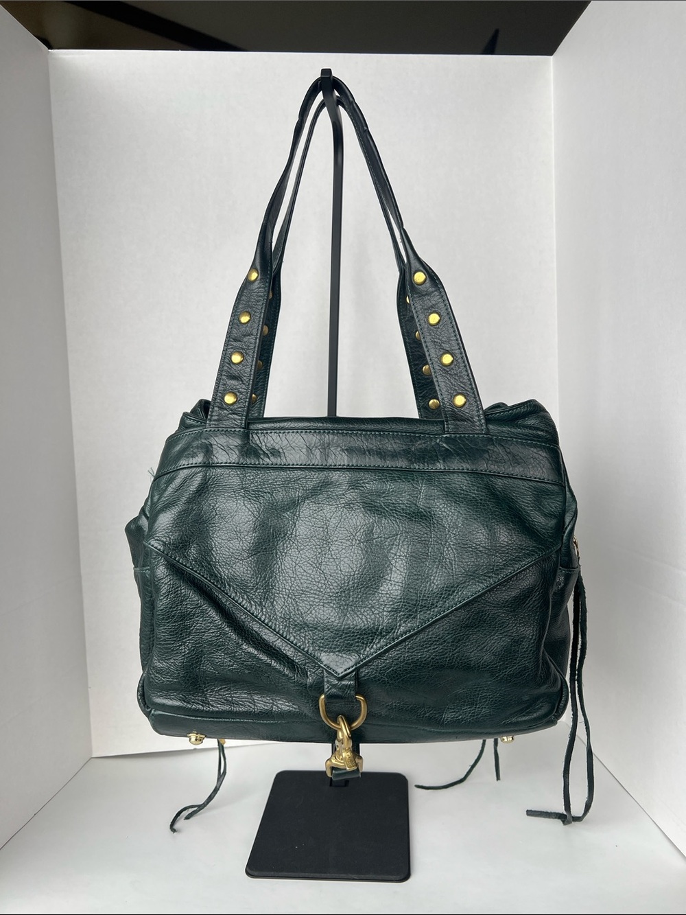 Botkier dark green satchel shoulder bag
